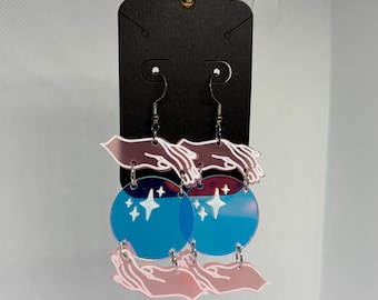 Fortune Teller Crystal Ball Earrings