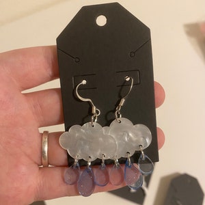 Rain Cloud Earrings image 2