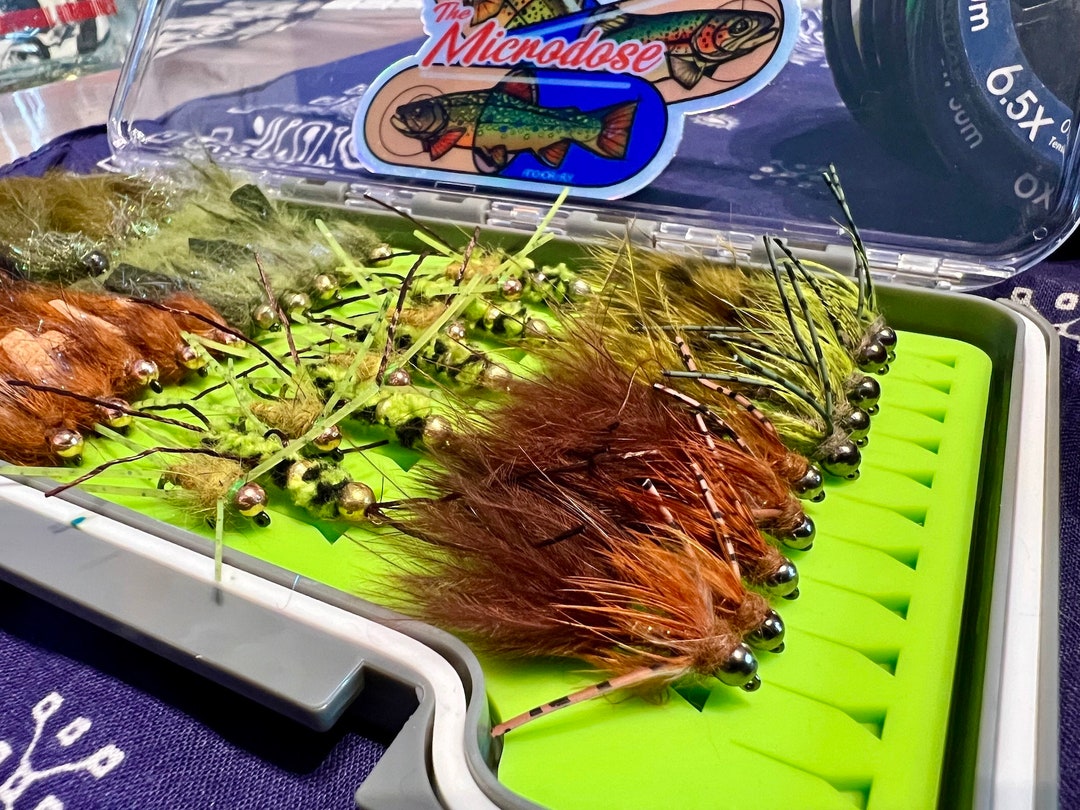 The Microdose Get Fully Loaded, Micro Jig Streamers 35 Flies Etsy