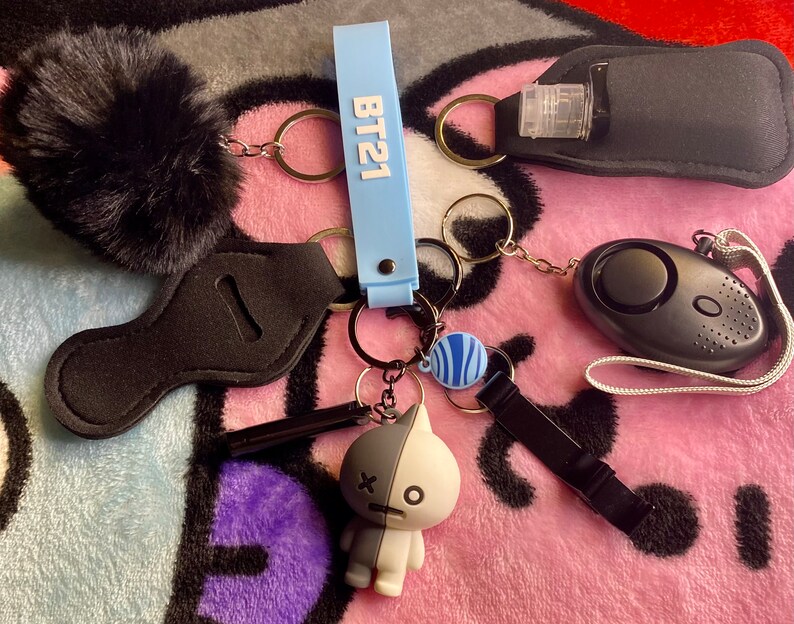 BTS Bangtan Boys Self Defense Keychains BT21 Etsy