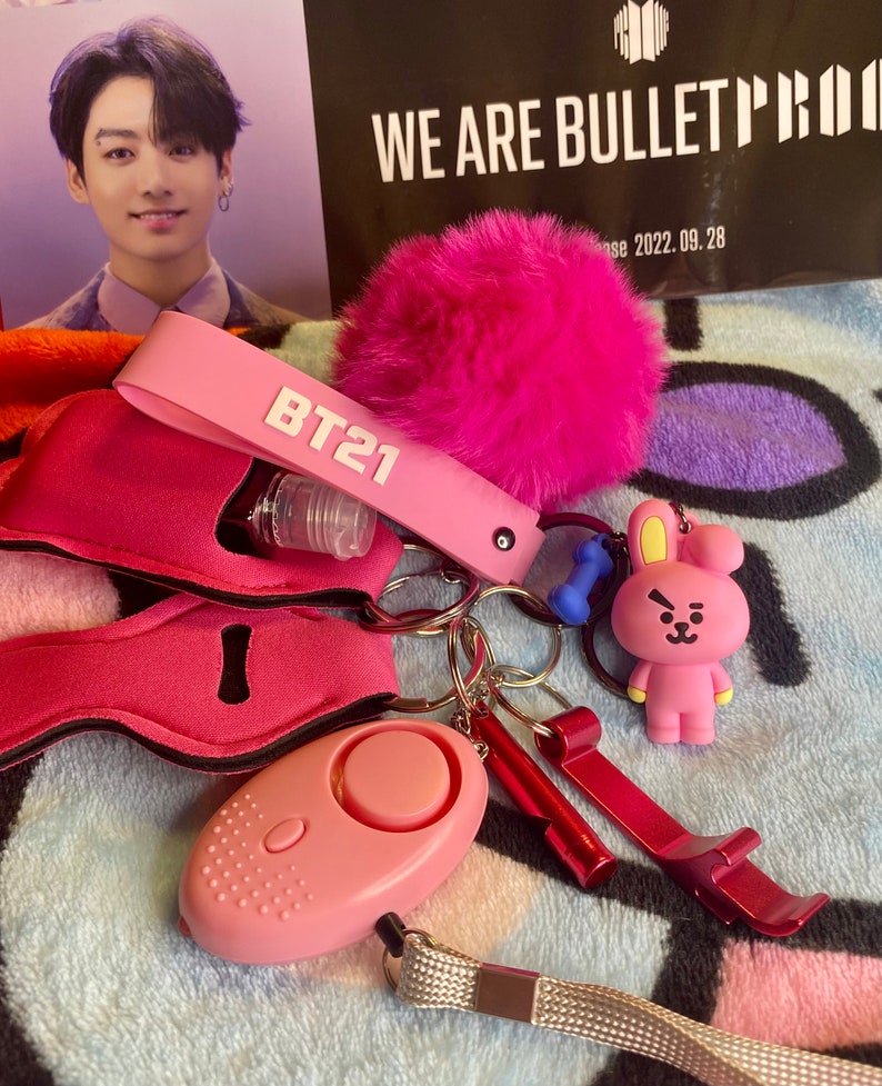 BTS Bangtan Boys Self Defense Keychains BT21 Etsy