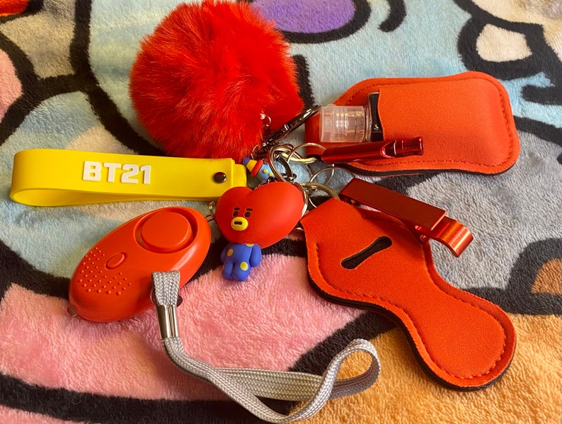 BTS Bangtan Boys Self Defense Keychains BT21 Etsy