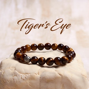 Tigers Eye Crystal Bracelet, Tigers Eye Jewelry, Healing Crystal Bracelet, Confidence Bracelet, Bracelet for Women, Mens Bracelet