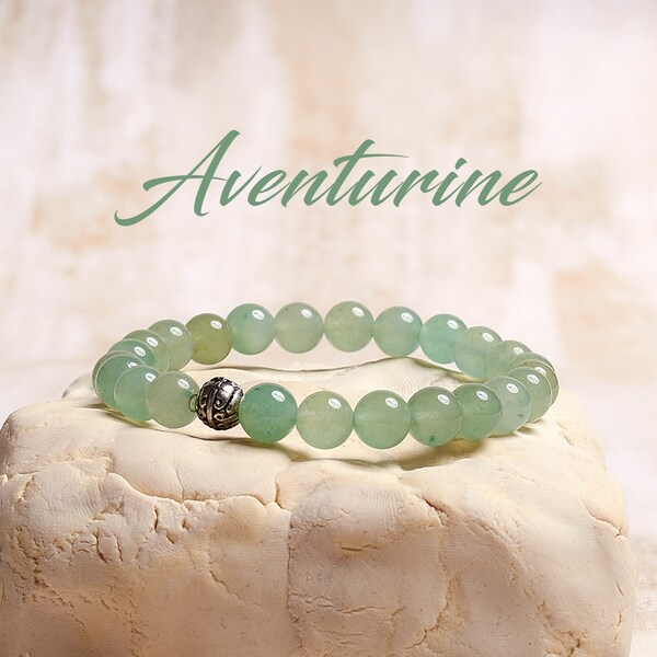 Aventurine Crystal Bracelet, Fertility Bracelet, Fertility Crystals, Healing Crystal Bracelet, Green Aventurine Bracelet, Mala Bracelet