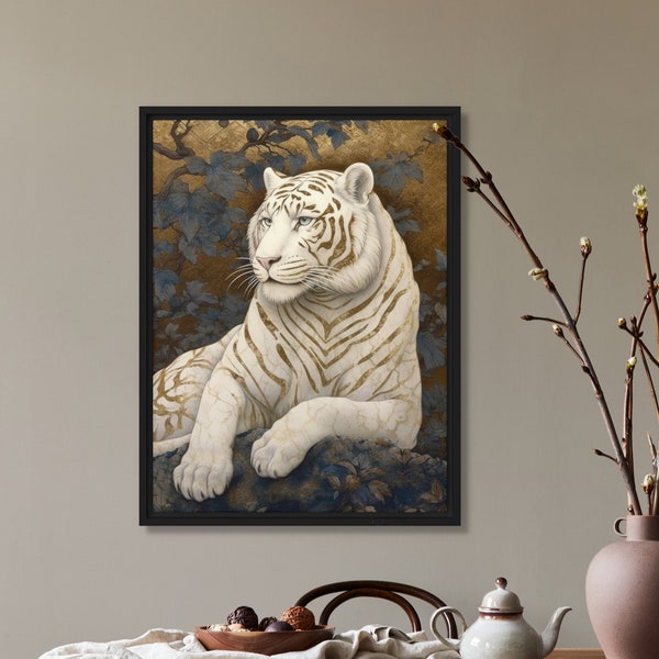 Framed Tiger Print - Etsy