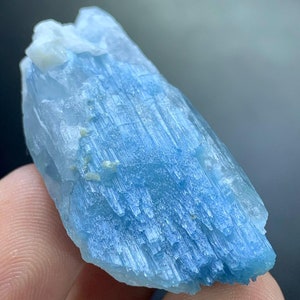 Aquamarine Crystal, Natural Aquamarine, Deep Blue Aquamarine, Aquamarine From Haramosh Valley Pakistan- 26 Gm Etched Unique Shape Aquamarine