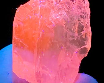68.75 Carat Raw Pink Kunzite Crystal - Afghanistan