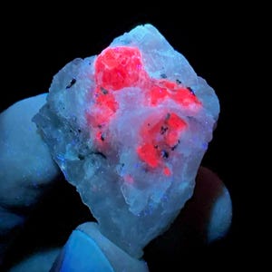 Natural Ruby Specimen With Golden Pyrite, Fluorescent Ruby, Ruby Crystal, Rare Ruby, Ruby From Afghanistan- 25 Gram, Ruby Crystal On Matrix,