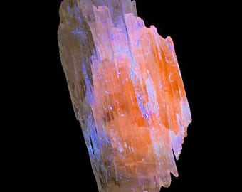 Etched Yellow Kunzite Crystal - 10 Gm Triphane from Afghanistan