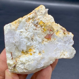 Natural Red Color Brookite Crystal With Quartz Specimen, Raw Brookite, Quartz Cluster, Brookite From Baluchistan Pakistan-206 Gm, Rare Stone