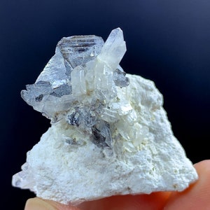 Hematite With Quartz Crystal, Hematite Specimen, Natural Hematite, Raw Stone, Hematite Crystal, Hematite From Skardu Pakistan- 11 Gm, Stone