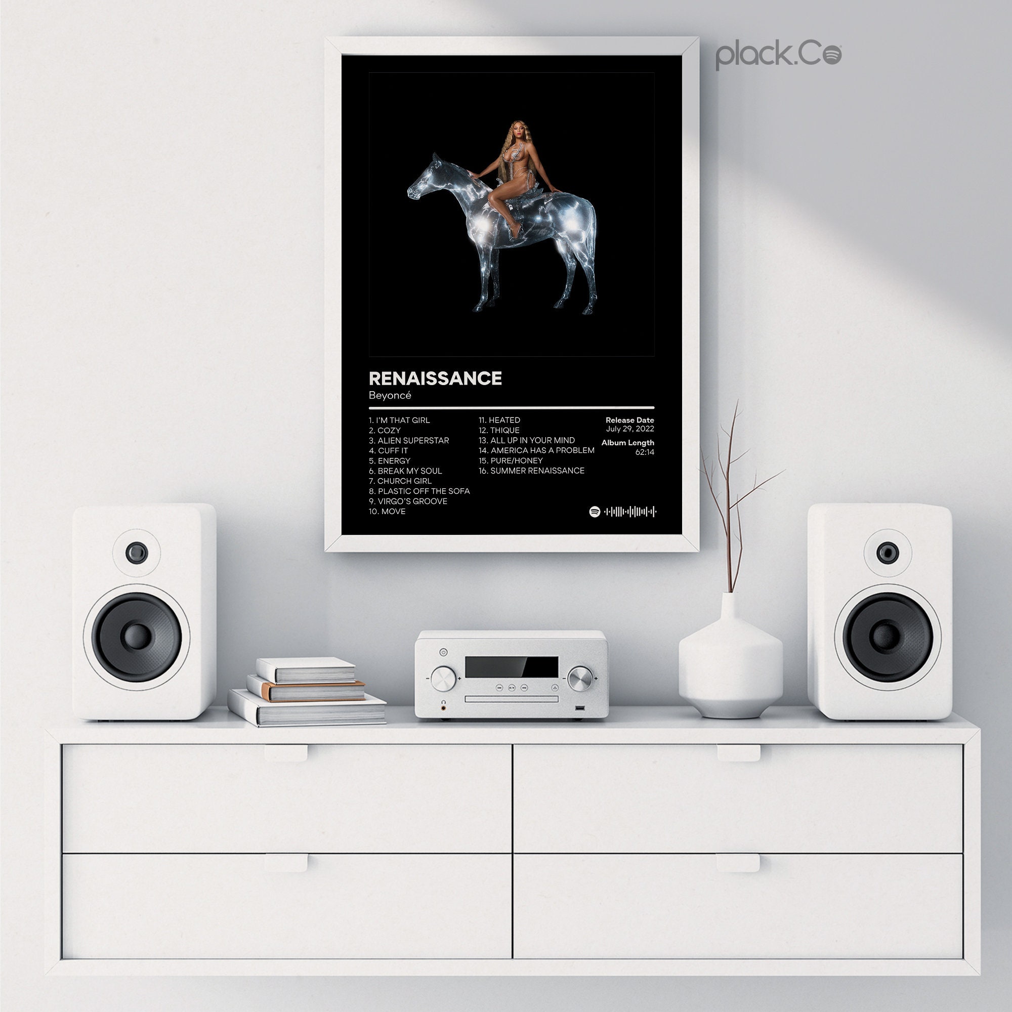 Beyonce - Renaissance - Custom Album Print - Hip Hop Wall Art ...