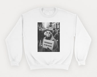Patriarchaat is voor lullen feministische sweater, feministisch shirt, sweater met ronde hals, feministische geschenken, shirt gelijkheid, Smash The Patriarchy