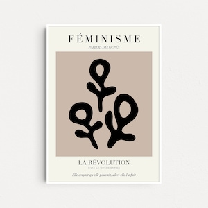 Feminist x Matisse Poster, Feminism Wall Art, Feminist Poster, Gift For Her, Póster Feminism, Feminist Gifts, Feminist Art Prints, Grl Pwr