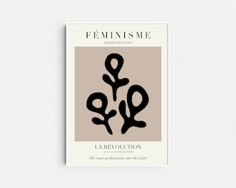 Feminist x Matisse Poster, Feminism Wall Art, Feminist Poster, Gift For Her, Póster Feminism, Feminist Gifts, Feminist Art Prints, Grl Pwr