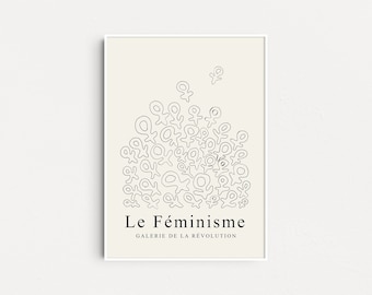 Feminist x Matisse, Feminist Wall Art, Feminist Poster, Feminist Gifts, Equality Poster, Gift For Her, Feminism Art Print, Grl Pwr