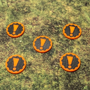 Alert Gaming Tokens - OnePageRules and other Tabletop Games