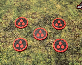 Triple Wound Gaming Tokens - OnePageRules and other Tabletop Games