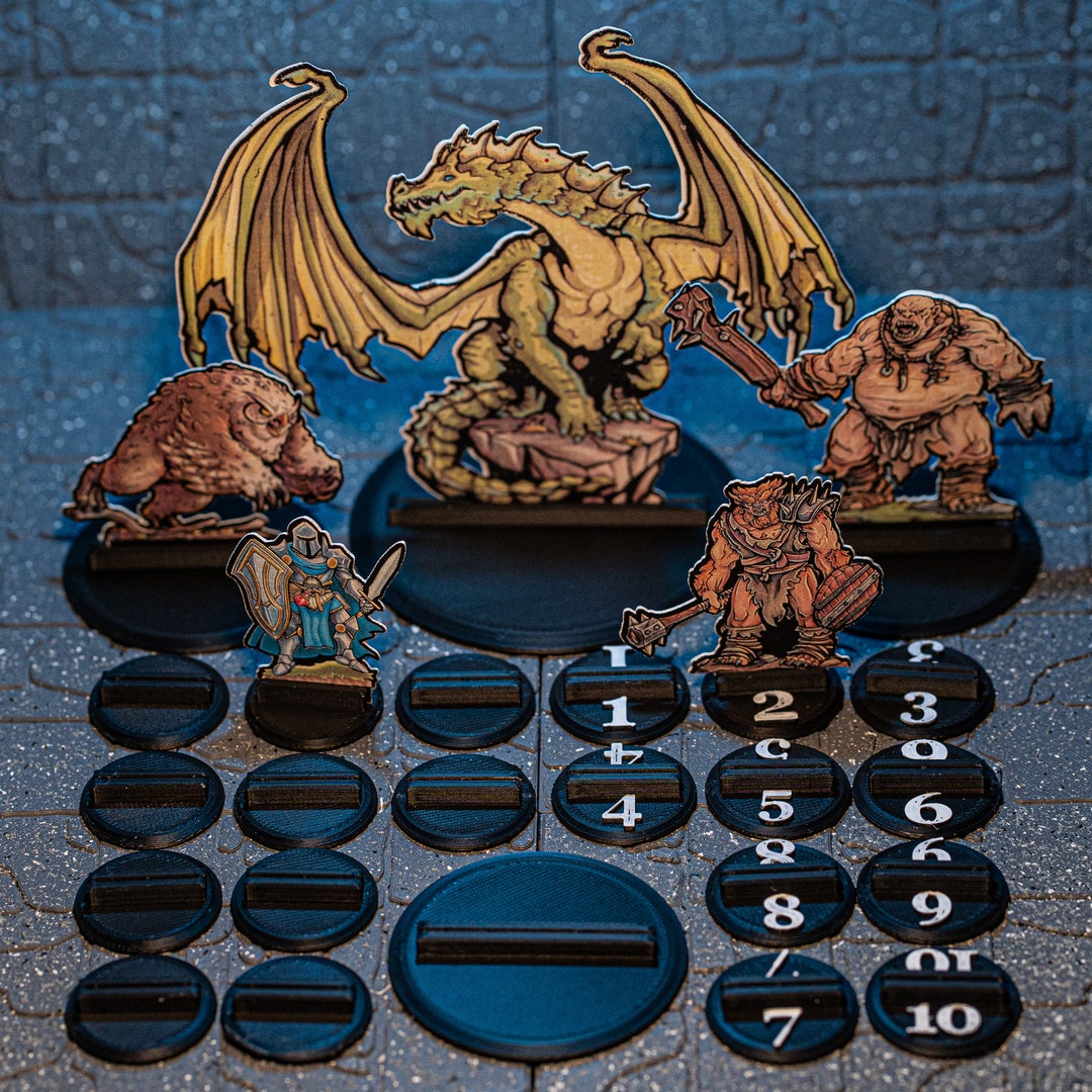 Paper Miniature Bases DIGITAL DOWNLOAD ONLY - Etsy