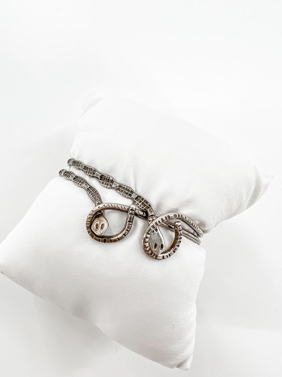 Taxco Vintage Sterling Silver Snake Serpent Bracel