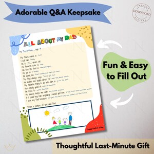 Father’s Day Gift Pack Instant Download, Funny, Sentimental, Editable Fathers Day Gift for Dad Coupons, Wall Art, Keepsake Letter, Canva Pro