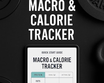 Daily Macro & Calorie Tracker | Instant Digital Download