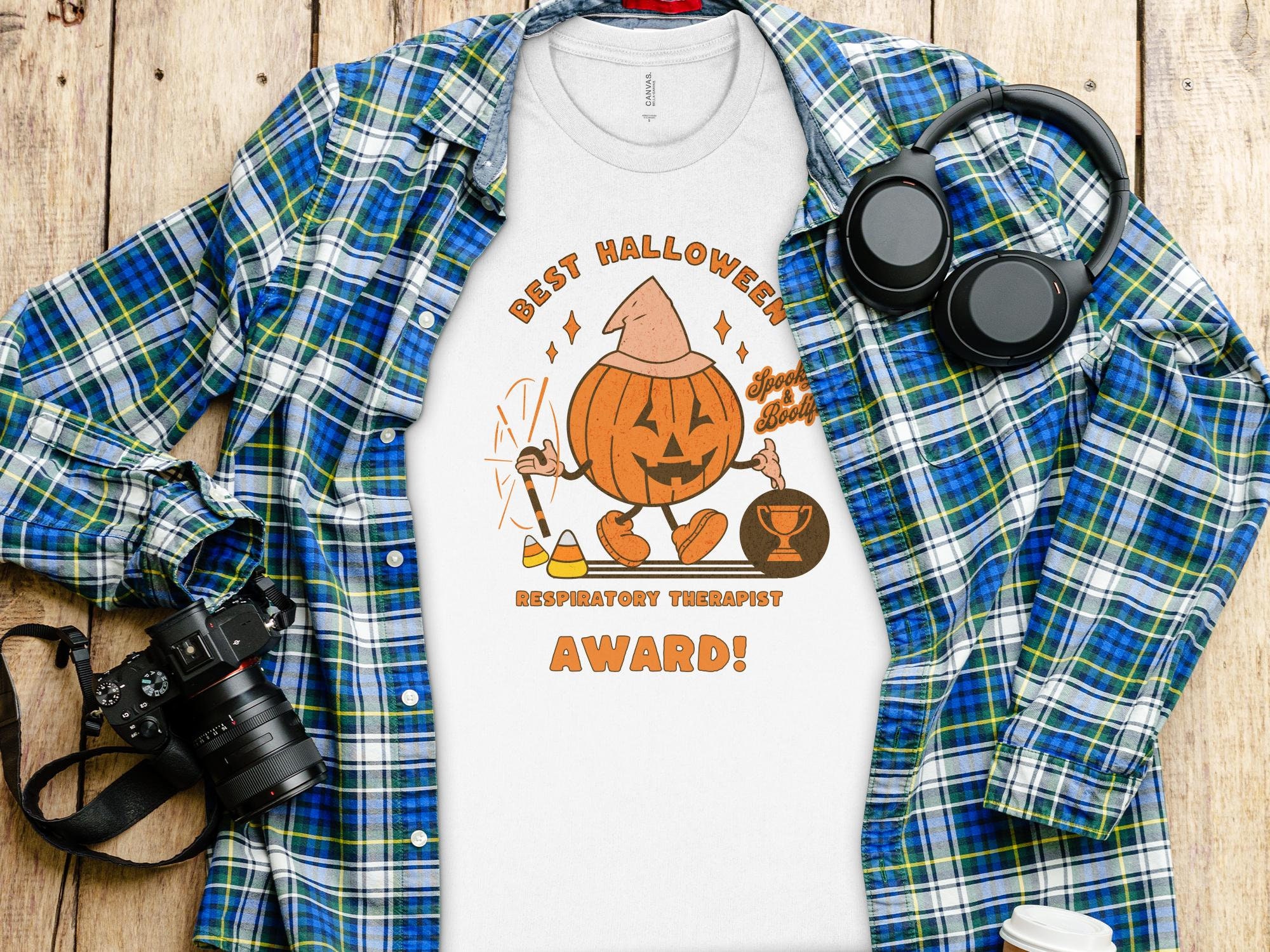 Discover Respiratory Therapist Halloween Award T-Shirt Funny Halloween Tee Shirt Halloween Gift Idea Doctor Nurse Practitioner Halloween Shirts