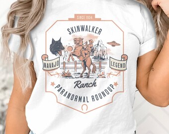 Skinwalker Ranch Paranormal Halloween T-Shirt Tee Unisex Adult Men Women Ladies Halloween Tshirt Trick or Treat Costume