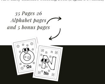 ABC Frühlerner Malbuch (Digitaler Download)