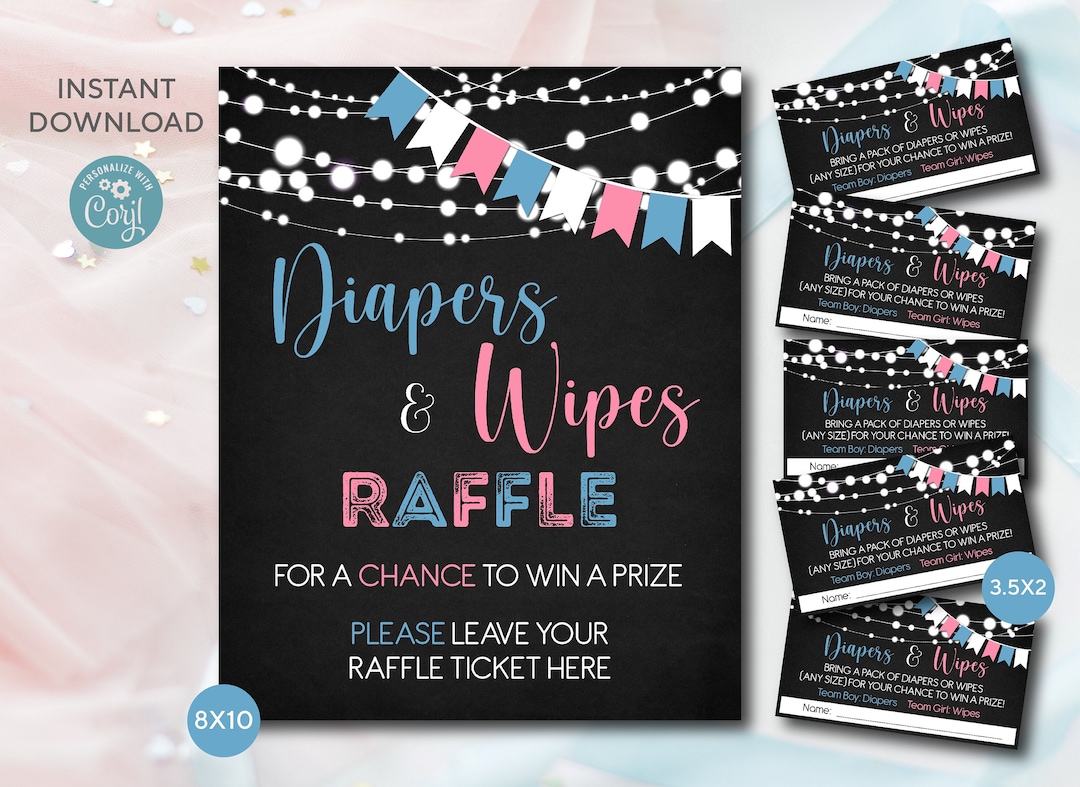 Editable Diaper and Wipes Raffle - Il 1080xN.5021676097 P1u7 