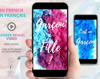 Vidéo de révélation du genre en français : C'est un Garçon (téléchargement numérique)