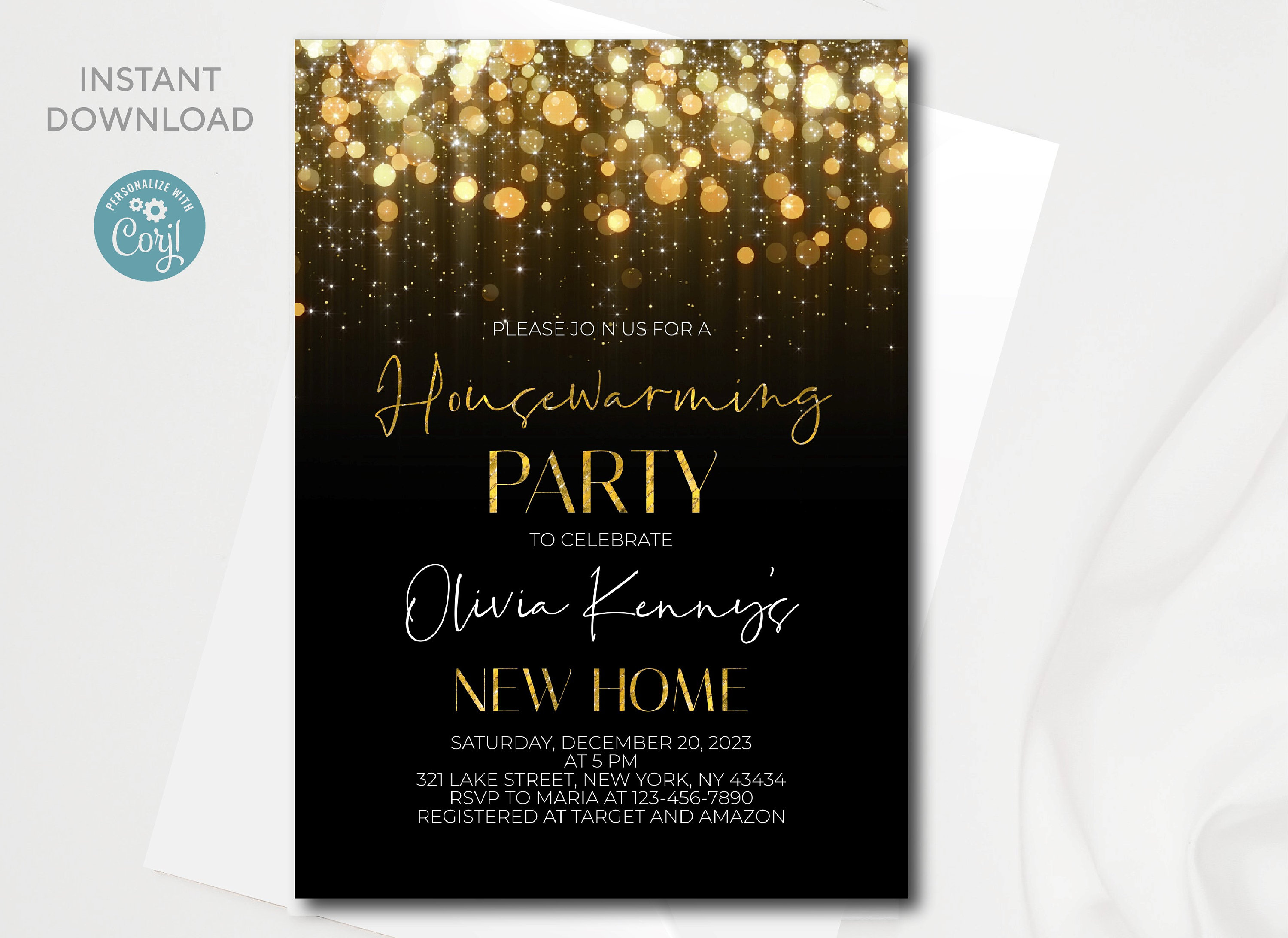 Editable Housewarming Party Invitation Template (instant Download) - Etsy