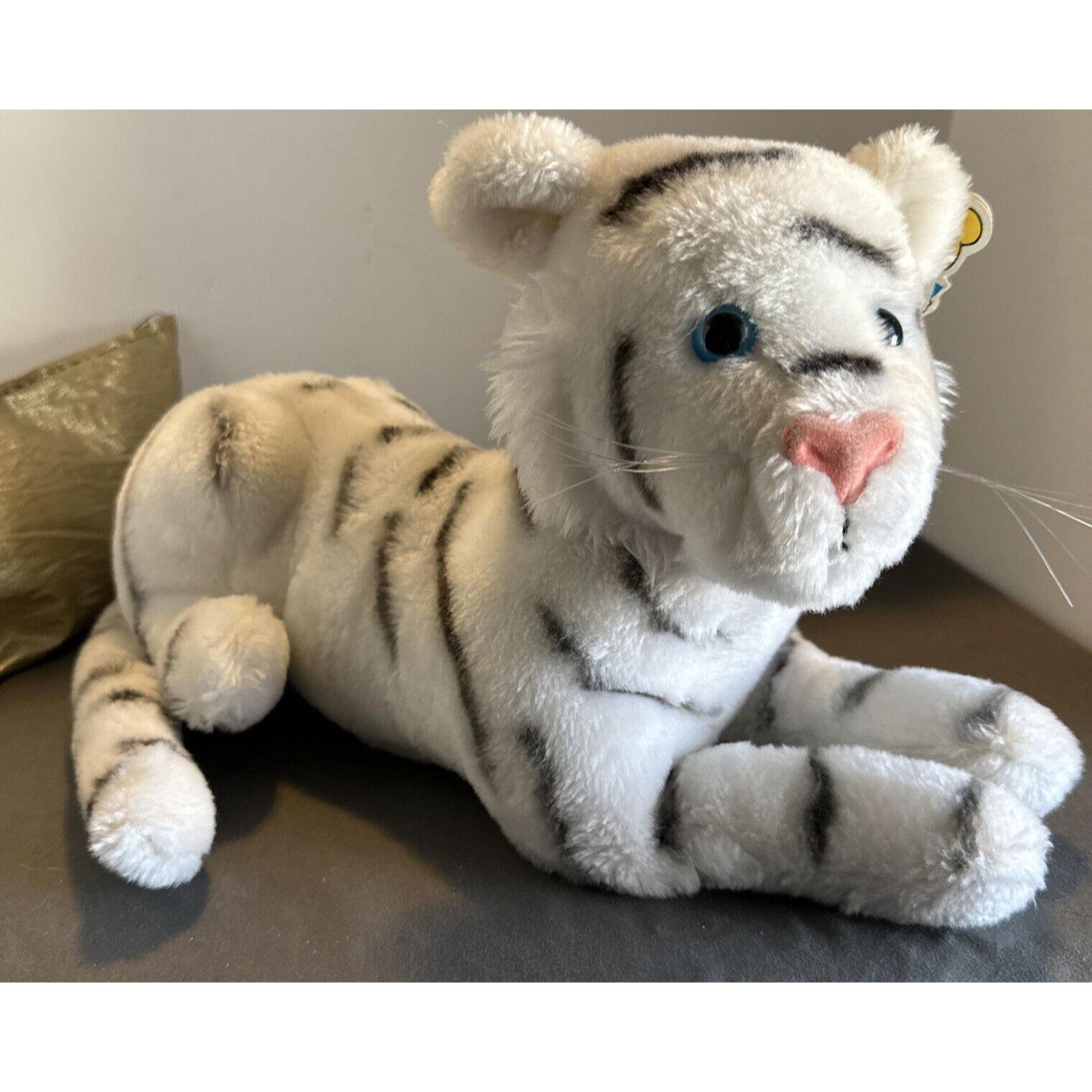 White Tiger Dakin 1974 Blue Eyes Pink Nose 14”W/ Tag Chander