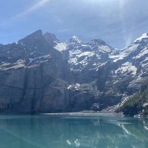 Oeschinen Lake Switzerland Wall Art