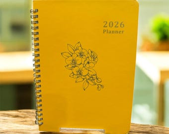 2027年プランナー - パーソナライズされたスパイラルノート