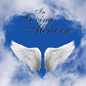Dans la mémoire amoureuse SVG, Dans le signe de mémoire amoureuse, Dans le modèle de mémoire amoureuse, Angel Wing Svg, Dans le signe de mariage de mémoire amoureuse, Dans la mémoire aimante png