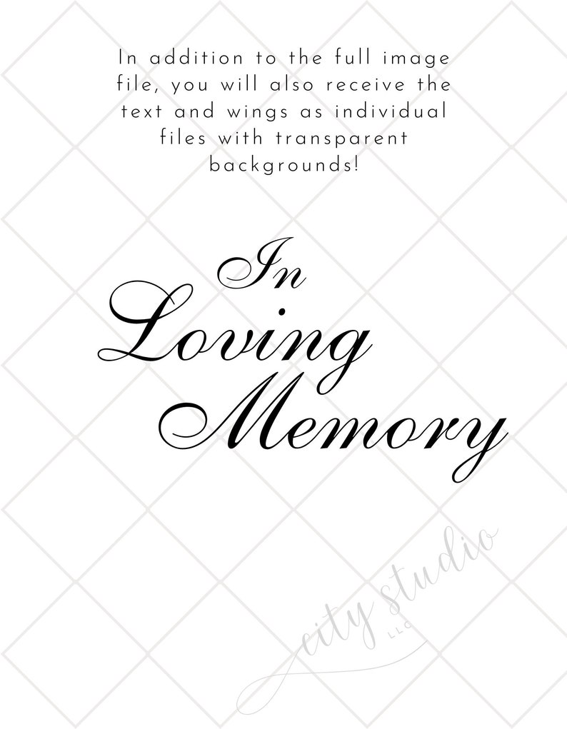 In Loving Memory SVG, in Loving Memory Sign, in Loving Memory Template ...