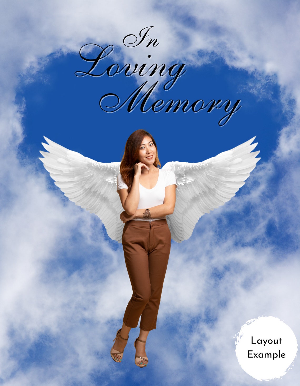 In Loving Memory SVG, in Loving Memory Sign, in Loving Memory Template