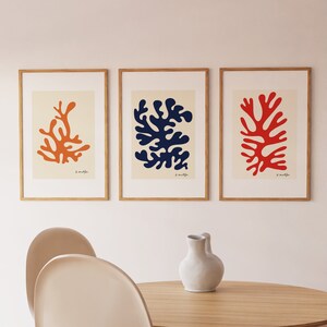 Matisse Set of 3 Prints, Henri Matisse Digital Download Wall Art, Flower Digital Prints, Matisse Flora Download, Botanical Colourful Prints
