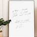 Elvis Presley Letter Handwriting Print , Love Letter, Fan Wall Art ...