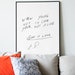 Elvis Presley Letter Handwriting Print , Love Letter, Fan Wall Art ...