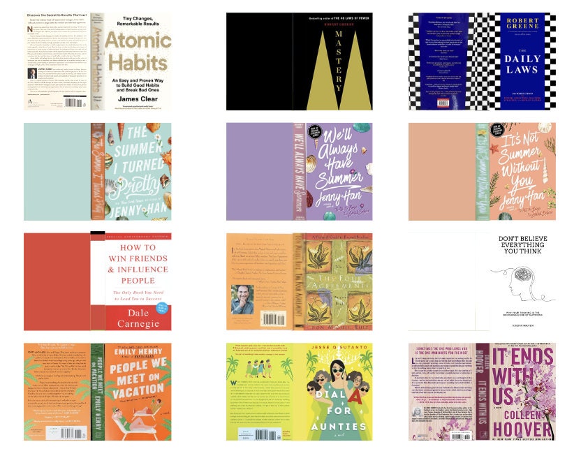 40 Customize Miniature Book Covers, Mini Books Printable for Dollhouses 40 Customize Miniature Book Covers, Mini Books Printable for Dollhouses