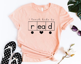I Teach Kids To Read Tshirt, Elementary Teacher Gift Shirt, Reading Specialist Sweatshirt, Literacy Education Tote Bag, Assistant Tee Gifts
