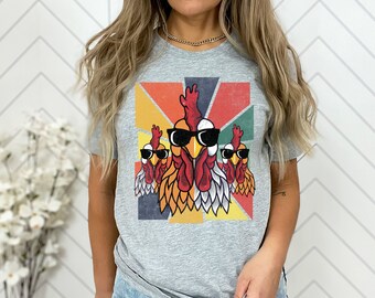 Cool Chickens Sweatshirt, Farm Gift T Shirt, Farm Animals Sweater, Funny Farm Tshirt, Gifts Tees For Friends Women Farmer, Animal Lover, Bag