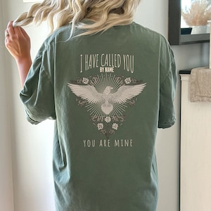 Boho Christian Shirt Bible Verse Shirt Trendy Christian Tee Shirts Jesus Apparel Faith Base TShirt I have Called you By Name The Chosen Gift