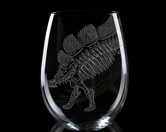 Dinosaur Wine Glass Set - Dino Glassware - Trex - Stegosaurus -  Velociraptor - Triceratops - Pterodactyl - Pint Glass - Set of 4 - Etsy