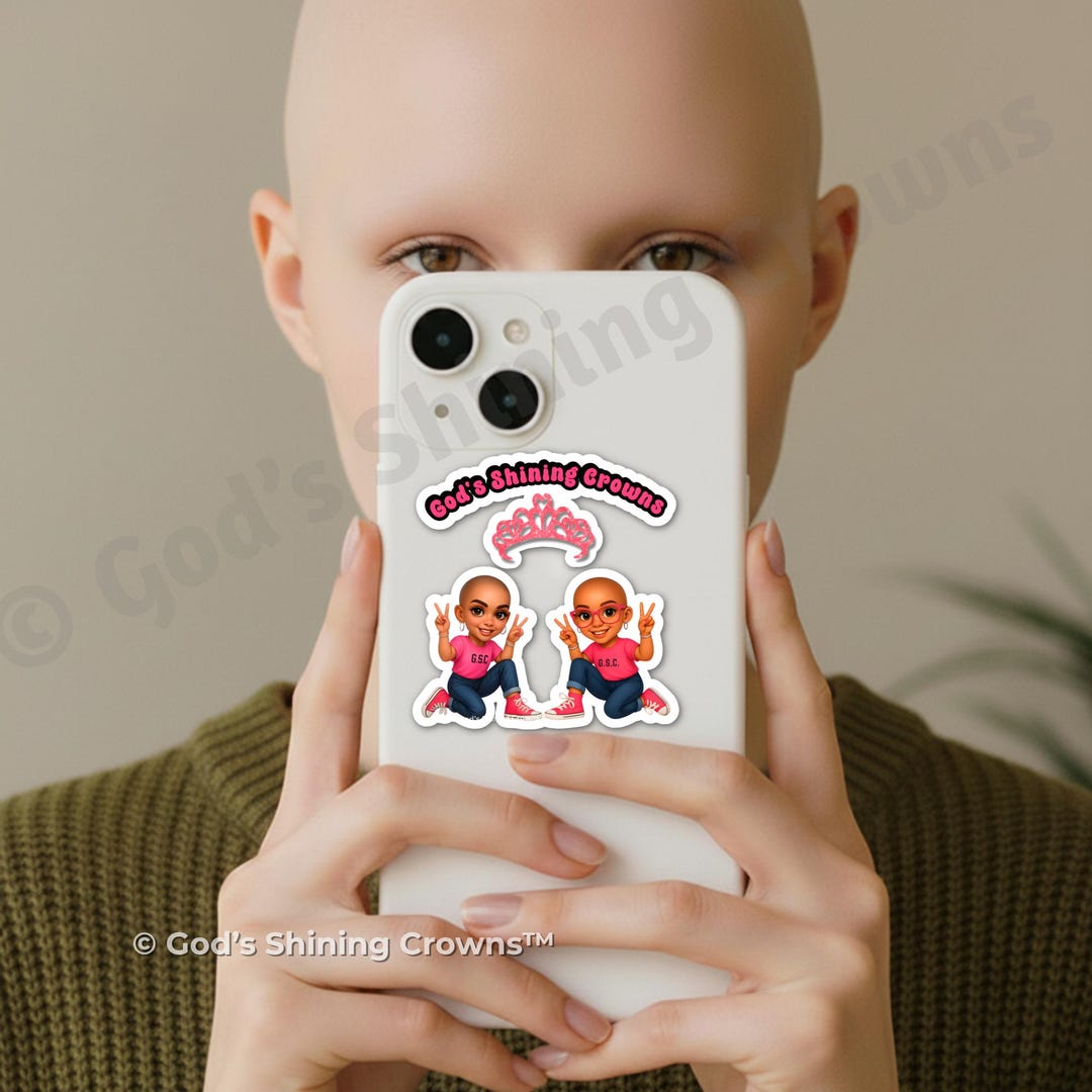 Bald Girl Stickers, Alopecia Faith Planner Stickers, Chemo Care Package ...