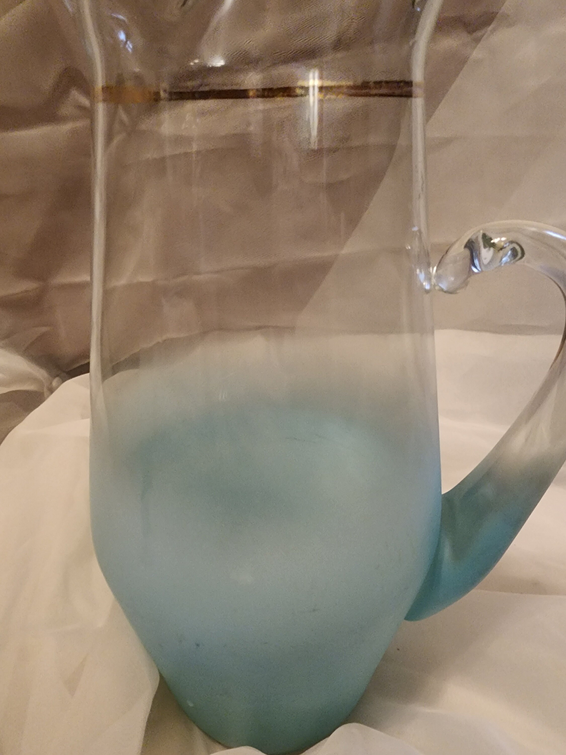 Vintage Blue Blendo Pitcher - Etsy