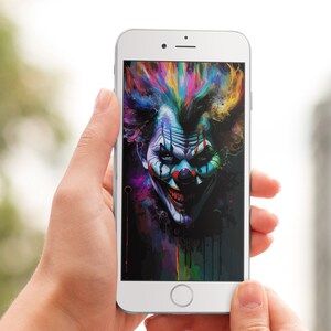 Digital Art Scary Clown