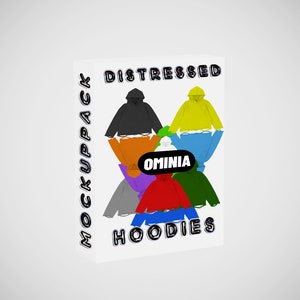 Cropped Hoodies(Distressed) Pack All Colors!